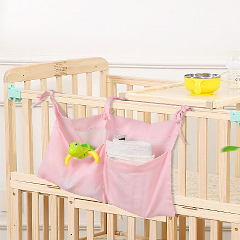 Baby Cot Bed Crib Organizer Rooms Nursery Hanging Toy Storage Bag Multi-Function Diaper Pocket For Newborn Crib Bedding Set