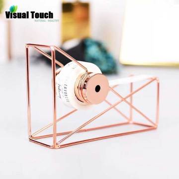 Visual Touch Rose Gold Tape Cutter Tape Storage Organizer Stationery Office Tape Dispenser Office School Supplies Decor Cutters