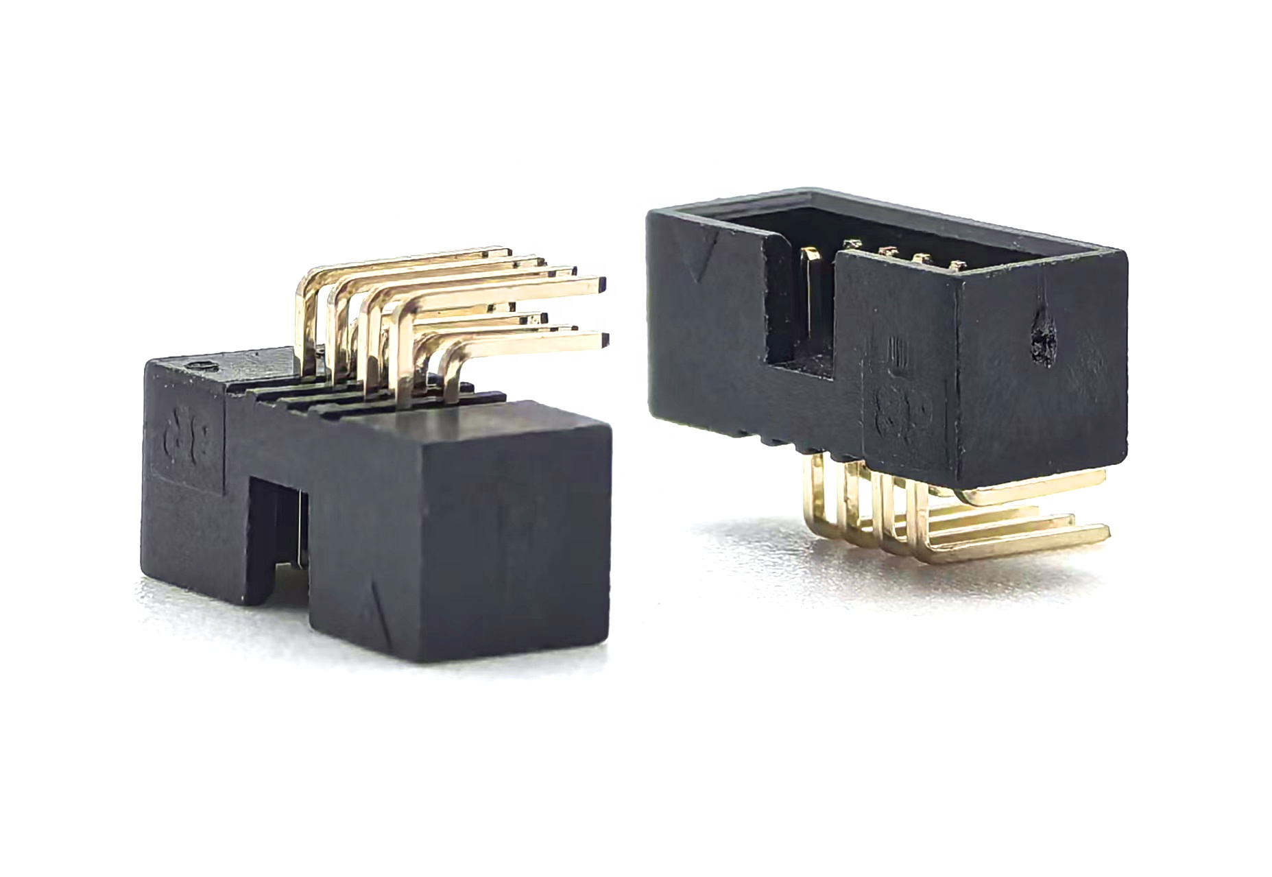 1.27mm Pitch Box Header Connector Right Angle H4.9mm 2*4P