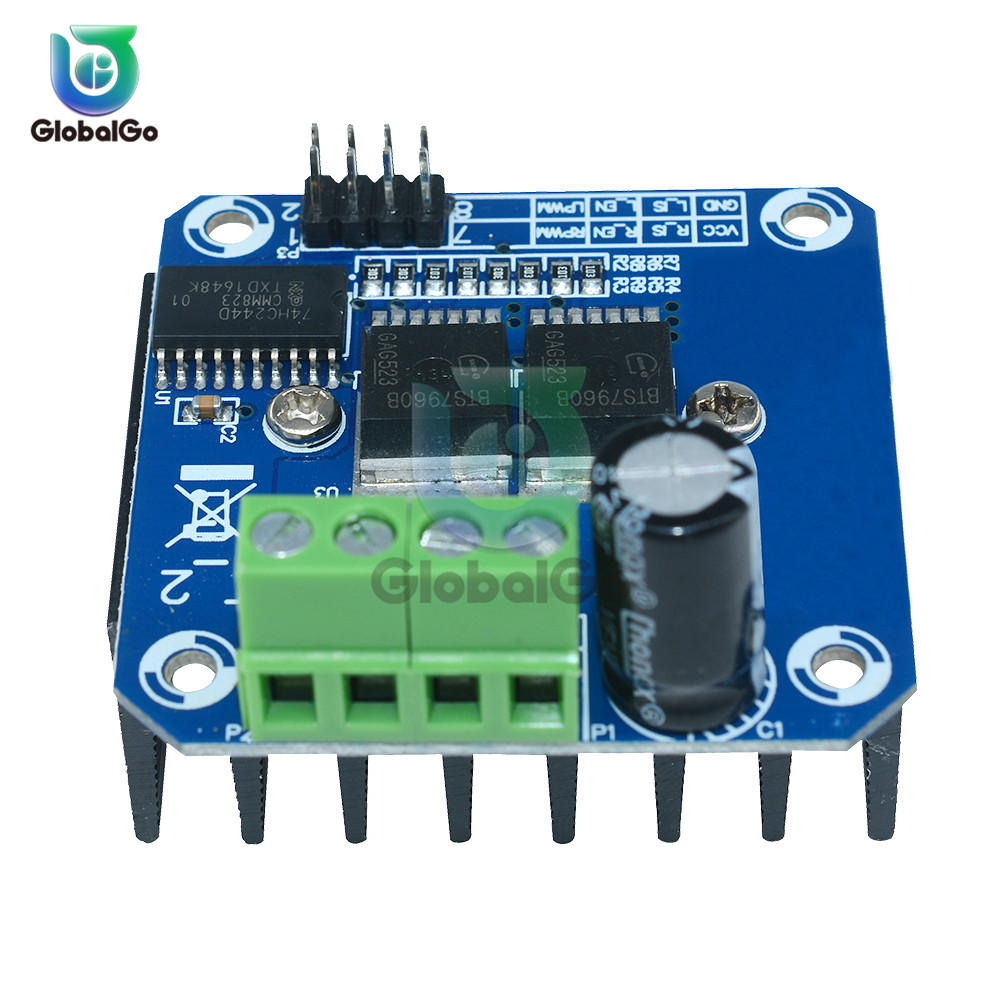 Double BTS7960 B BTS7960B 43A H-Bridge High Power Motor Driver Module Board For Arduino For MCU Smart Car Robot