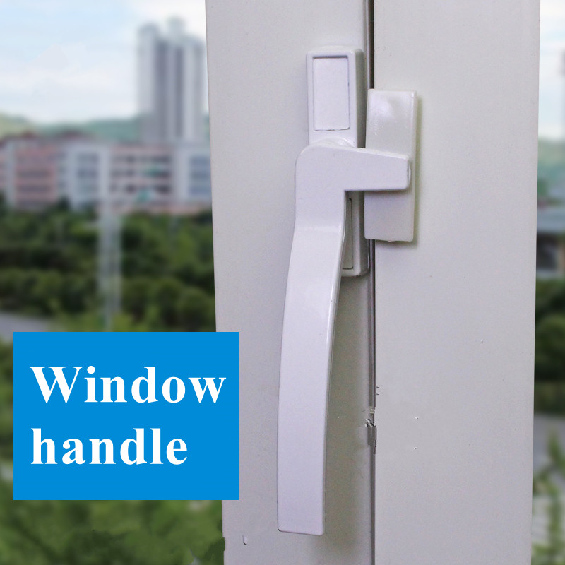 Aluminum alloy casement window handle latches plastic steel push open door window lock buckle Repair replacement parts