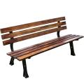 500 Outdoor Iron Park Chair Garden Bench Outdoor Anticorrosive Wood Bench Leisure Seat Bar Chair Backrest Solid Wood