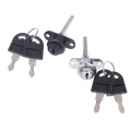 1set 40 X 16cm Zinc Alloy Mailbox Locks Drawer Cupboard Lock Keys High Quality Tubular Cam Cylinder Locks For Safebox Or Files