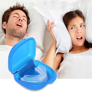 Mouth Guard Eliminates Snoring Health Care Stop Teeth Grinding Anti Snoring Bruxism with Case Box Sleep Aid Drop Shipping