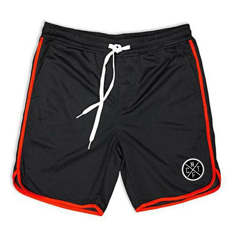 Brand MCFT Gym Shorts Men Bodybuilding Clothing Fitness Mens Mesh Sporting Basketball Workout Joggers Shorts With Pocket