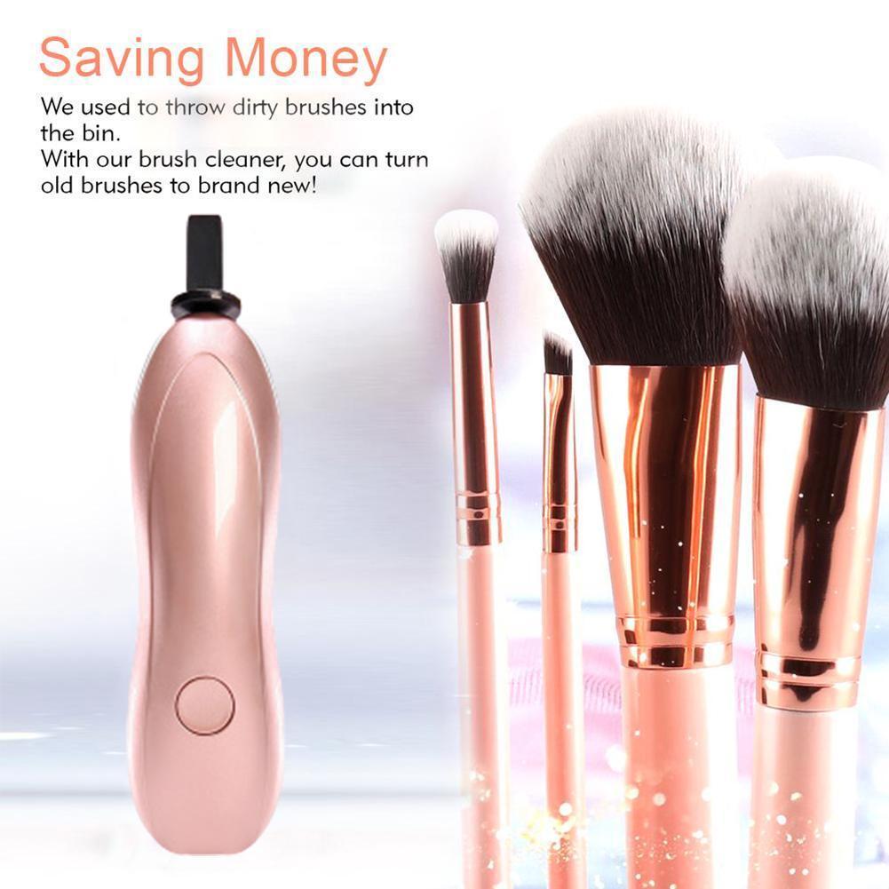 1PC Electric Makeup Brushes Set Cleaner Dryer Convenient Silicone Brush Make Washing Tool Cleaning up Machine Cleanser E7F1