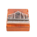Wood Kalimba Mahogany Thumb Piano Musical Instrument Finger Percussion with Tuning Tool for Music Lover Accessories