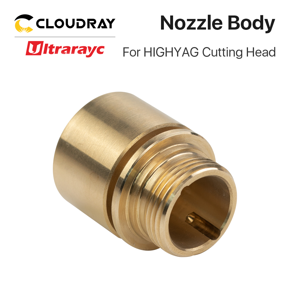 Ultrarayc Laser Nozzle Body Anti-collision Connector for Fiber Laser Cutting Head D19 H23.5