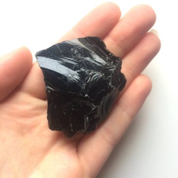 Wholesale 1 Pcs Rough Raw Black Rainbow obsidian rough natural raw stone,approx 30-45mm