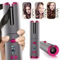 Cordless Hair Curler Rechargeable Curling Iron Anti-Tangle Auto Curler Wand Spin N Curl For Curls or Waves Anytime Hair Stying