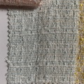 New style Free ship weaved with golded line tweed fabric price for 3 meter3 59" wide