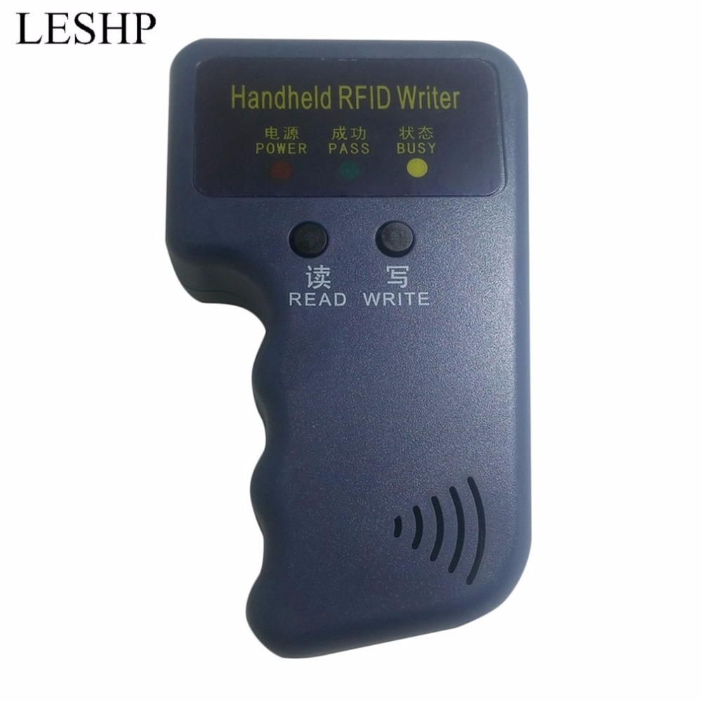 LESHP Handheld 125KHz EM4100 RFID Copier Writer Duplicator Programmer Reader 20000 times Writer for EM4305 T5577 CET5200 EN4305