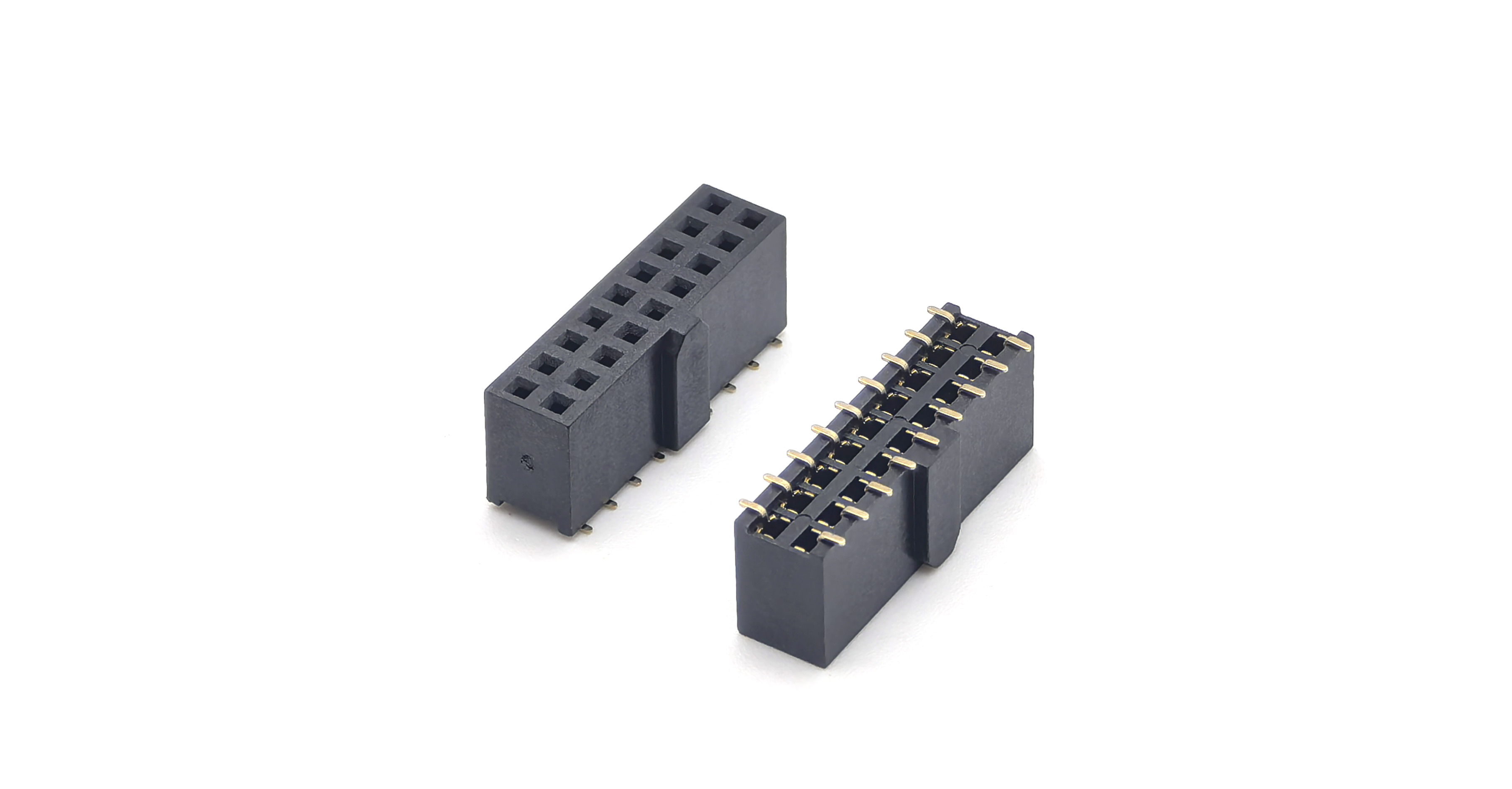 2.54mm Female header Dual Row SMT 18P