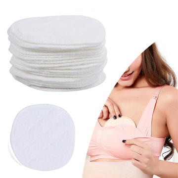 6pcs 3 layers cotton Reusable Nursing Breast Pads Waterproof Washable Soft Pure Absorbent Baby Breast feeding Accessory