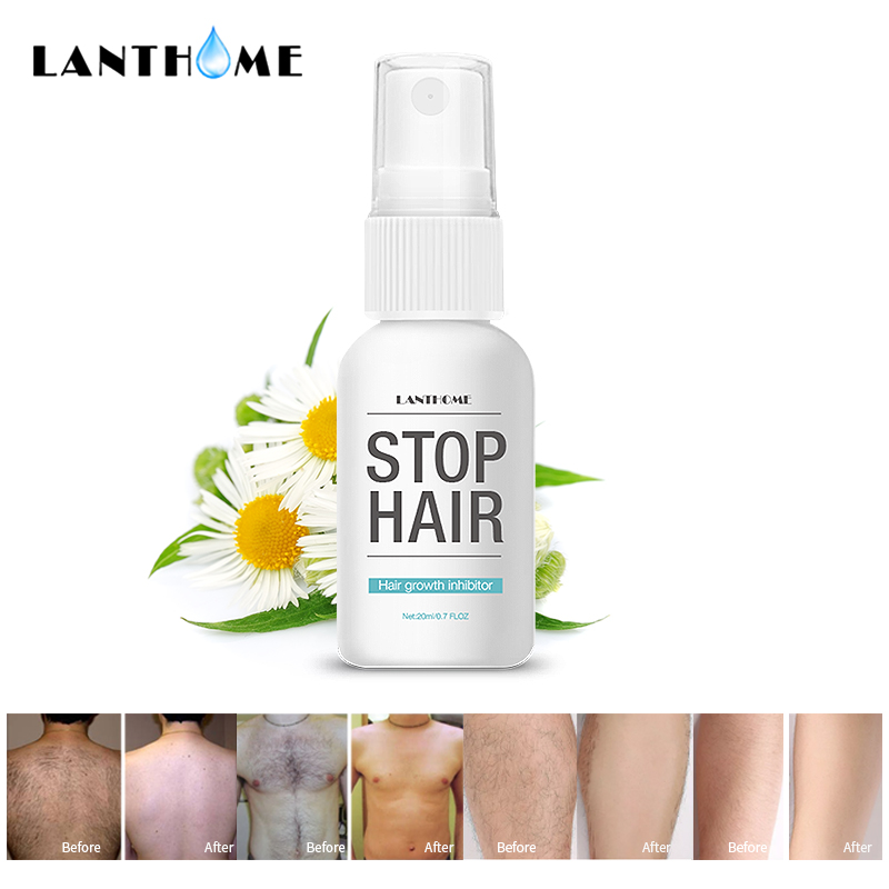 Prevents Hair Growth Inhibitor Spray Reduce Hair Growth Whole Body Leg Body Armpit Hands Facial Depilation Essence Liquid TSLM2