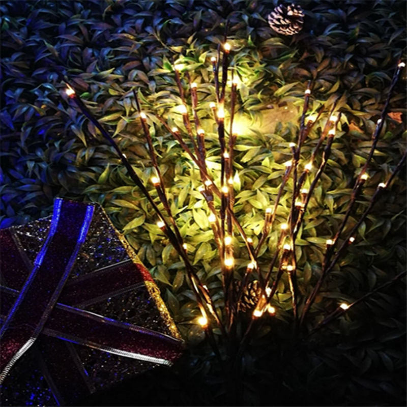 Christmas Decoration Branch Led Garland Christmas Lights Indoor Fairy Lights Garland on Batteries Wedding Party Home Decor