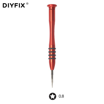 DIYFIX P2 0.8 Pentalobe Magnetic Screwdriver for Apple iPhone X 8 7 6s 6 5s 5 Bottom Star Screws Open Repair Tool