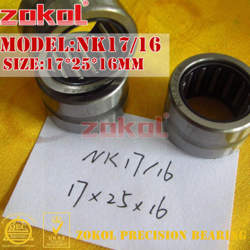 ZOKOL bearing NK17/16 NK17/20 NK18/16 NK18/20 needle roller bearings without inner ring 17*25*16/20mm 18*26*16/20mm