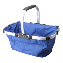 Foldable Eco Shopping Basket Carry Bag Folding Aluminium Frame Collapsible Organization Storage Basket Mayitr