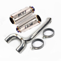 Slip on FZ6 FZ6N FZ6S Motorcycle Exhaust System Muffler Pipe Tips Connection Link Pipe for Yamaha FZ6 FZ6S FZ6N