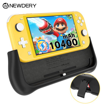 NEWDERY Battery Charger Case For Nintendo Switch Lite Support PD & QC 3.0 Fast Charging, Built-in 10400mAh Portable Backup Case