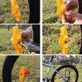 1 pair Bike Bicycle Spoke Reflector Safety Warning Light Safety Wheel Rim Reflective Lamp Mount Vintage Clip Tube Reflector