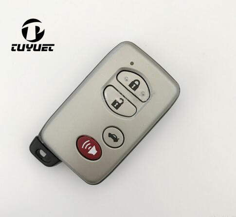 4 Buttons Keyless Entry New Smart Blade Remote Car Key FOB Case Shell for Toyota Sequoia Avalon RAV4 Highlander Camry