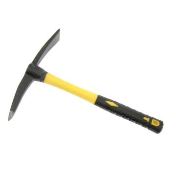 BESTOYARD 38x27CM Household Plastic Handle Fiberglass Garden Pickaxe Hoe Yard Planting Tool