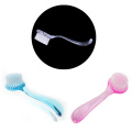 1PCS Round Head Make Up Washing Brush Manicure Pedicure Nail Tools Plastic Professional Nail Art Dust Cleaning Brush with Cap