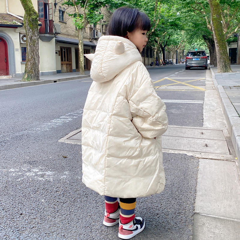 Girl Down Jacket Shiny