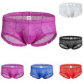 Fashion Sexy Full lace Strap Men's Underwear Men's Sexy Underwear Lingerie men's underwear sexy briefs Cueca Gay Male Panties