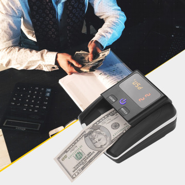 Banknote Bill Detector Denomination Value Counter UV/MG/IR Detection Counterfeit Fake Money Currency Cash Checker or USD EURO