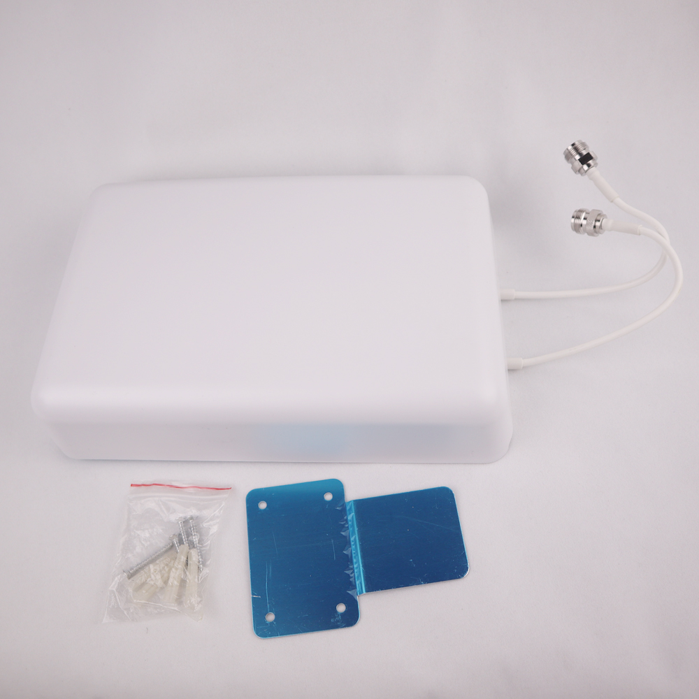 ZQTMAX 880~2635 mhz indoor 2x2 Mimo 3g 4g Lte Antenna Mobile Antenna Female Connector Booster Mimo Panel Antenna