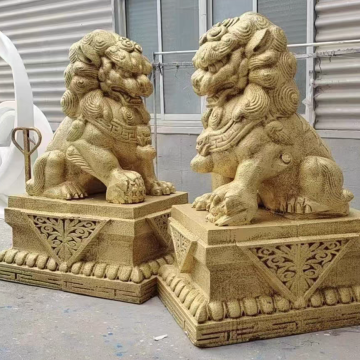 Elegant Lion Dance Decor with Vintage Chinese Props