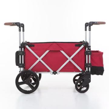 Red 2 Seater Wagon Stroller for Toddlers