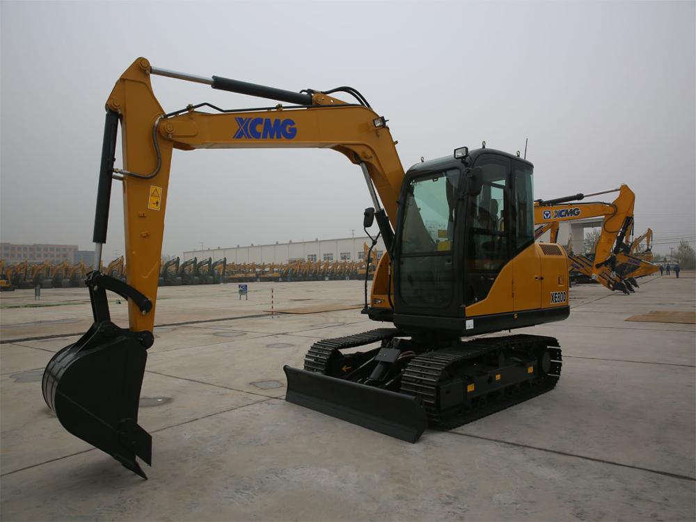 XCMG XE80D 8 ton agricultural Crawler Excavator