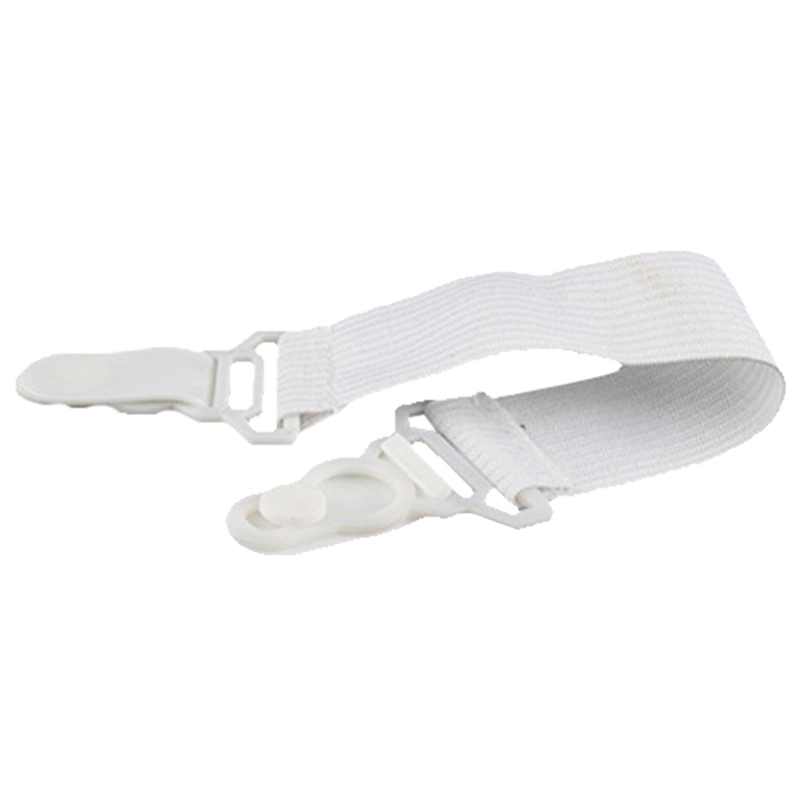 12pcs Fitted Bed Sheet Mattress Grippers Suspenders Elastic Garter Fastener Holder Clips Straps Rubber Button Hook White
