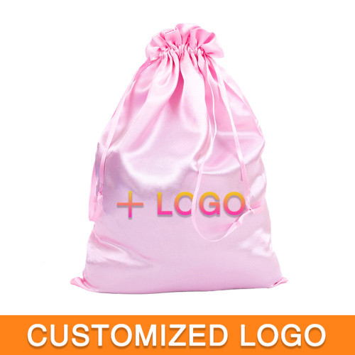 Customize Logo Silk Drawstring Pouch Satin Wig Bags Supplier, Supply Various Customize Logo Silk Drawstring Pouch Satin Wig Bags of High Quality