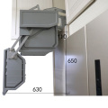 Kitchen cabinet manual double body storage lifting basket hanging cabinet shelf linkage lift