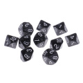 20pcs Plastic 10-Sided Dices D10 Set for Party Bar Table Game Accessory