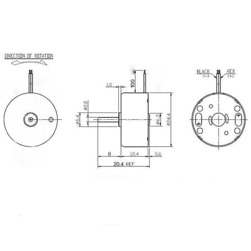 300 solar dc motor micro 1.5v-9v for DIY toys Spare parts 3000rpm / min For battery panels Can generate electricity Accessories