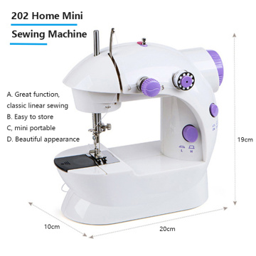 Household sewing machine Mini Portable With light Multifunction electric sewing machine with thread cutter