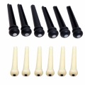 6 Pcs/lot New Bridge Pin Classical Style Dot Acoustic Guitar Musical Stringed Instruments Guitar Parts Accessories 29mm