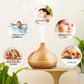 Aroma Essential Oil Diffuser Air Humidifier Remote Control Xiomi Air Humidifier With Wood Grain For Office Home