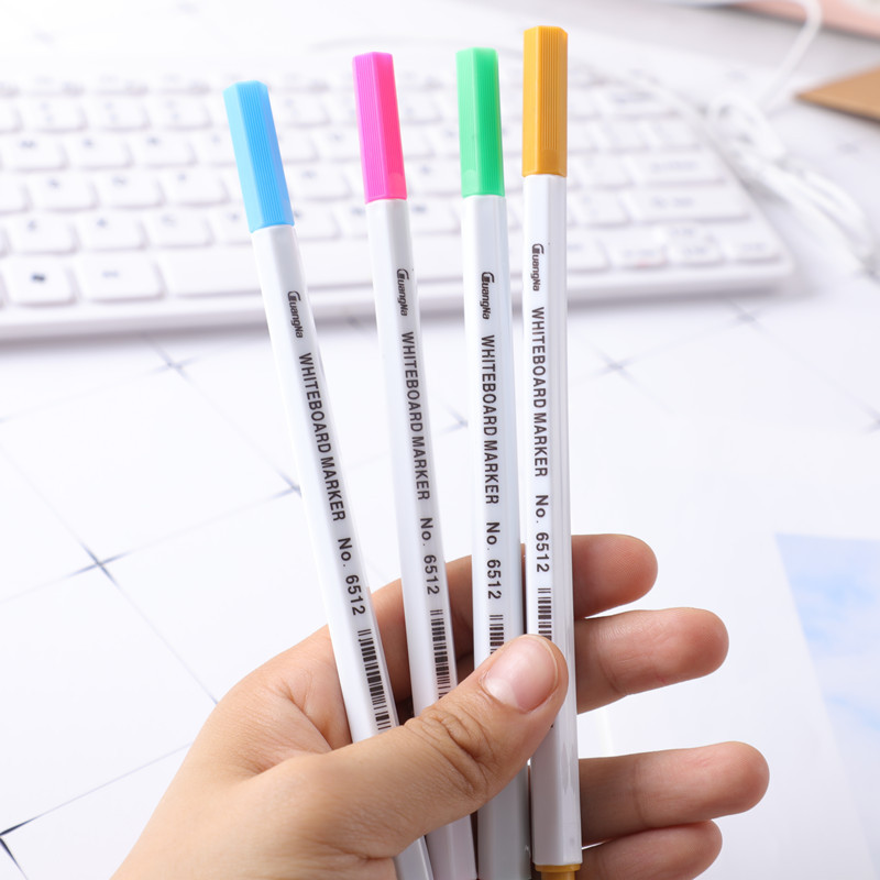 12 colors white board marker pen children drawing marker colorful office pen liquid chalk erasable glass ceramics marker erasble