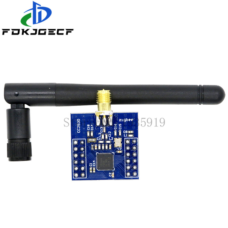 CC2530 Zigbee Wireless Module CC2530F256 Serial Port Wireless Core Board 2.4GHz Antenna SmartRF04EB ZigBee downloader Emulator