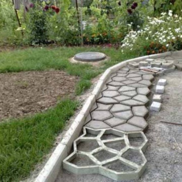 DIY Plastic Path Maker Mold Manually Paving/Cement Brick Molds Patio Concrete Slabs Path Garden Ornaments Drop Shipping