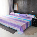 Cotton Polyester Flower Plants Printing Bed Sheets Large Size Tatami Bed Flat Sheet Bed linings 230x350cm Sanding Artwork