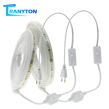 AC220V LED Strip 4040 High Brightness 120LEDs/m Outdoor Indoor Decorative Lighting White/Warm White/Neutral White LED Strips