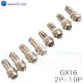 GX16 2 3 4 5 6 7 8 9 10Pins Male & Female Diameter 16mm Wire Panel Connector GX16 circular connector Socket Plug
